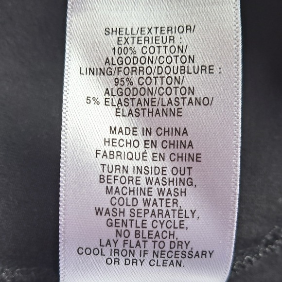 Jones New York Signature Womens Floral Palm Skort Black Pink Size L Active Skirt - Picture 8 of 9